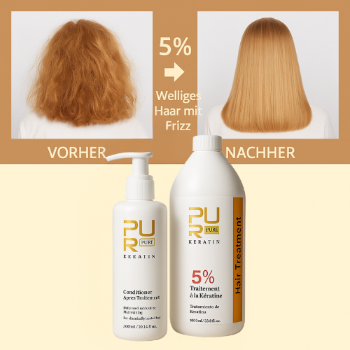 PURC Pure – Keratinglättung & Shampoo