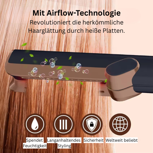 2-in-1 Föhn & Glätteisen – Trocknen & Stylen in einem Schritt