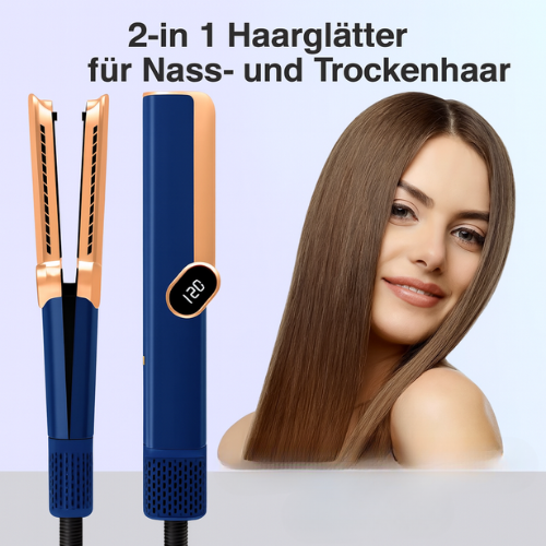 2-in-1 Föhn & Glätteisen – Trocknen & Stylen in einem Schritt