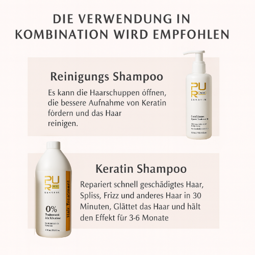 PURC Pure – Keratinglättung & Shampoo