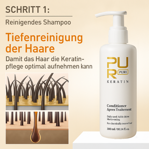 PURC Pure – Keratinglättung & Shampoo