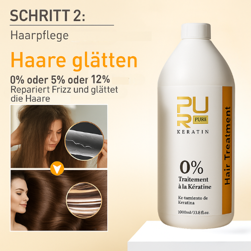 PURC Pure – Keratinglättung & Shampoo