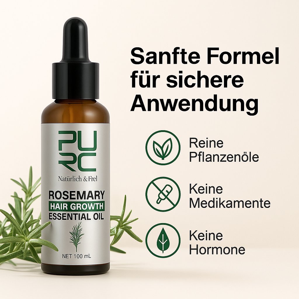 PURC Rosmarinöl – Haarwachstums- &amp; Kopfhautpflege