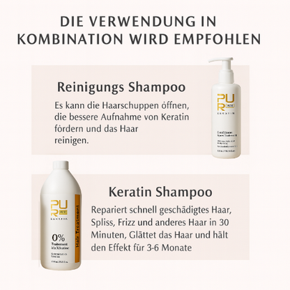 PURC Pure – Keratinglättung &amp; Shampoo