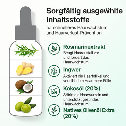 PURC Rosmarinöl – Haarwachstums- &amp; Kopfhautpflege